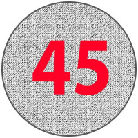 Алюминиевый круг 45 мм